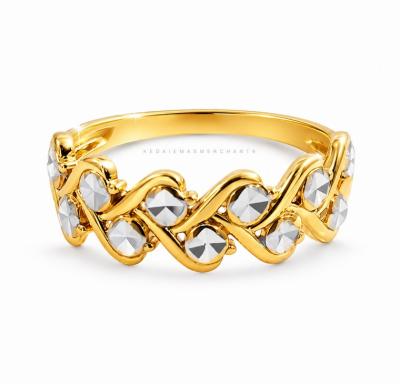 Merchant9 Cincin Emas Tocang Diamond Cut L:0.65CM