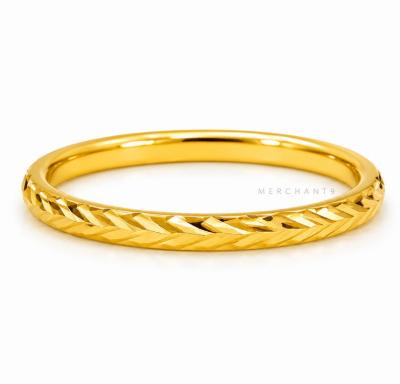 Merchant9 Cincin Emas Belah Rotan Arrow L:0.2CM
