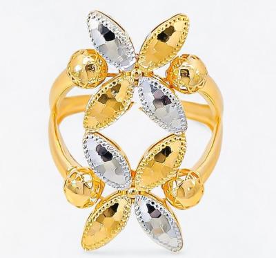 Merchant9 Cincin Emas Bunga Tanjung Honey Kerawang 2 Layer 2C L:2CM