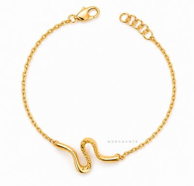 Merchant9 Rantai Tangan Choker Sauh Wave Dimensi L:1.65CM