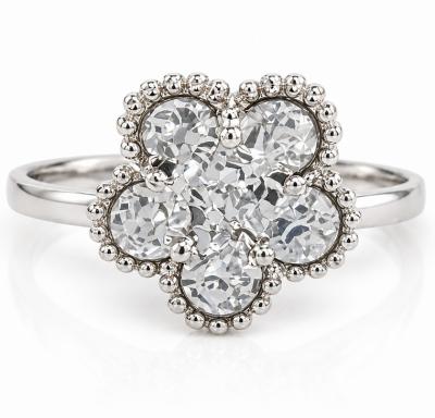 Merchant9 Cincin Emas Sakura Flower Leona Chrome L:1.1CM