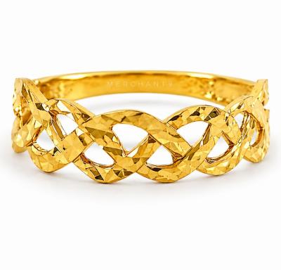 Merchant9 Cincin Emas Tocang Dimensi L:0.5CM