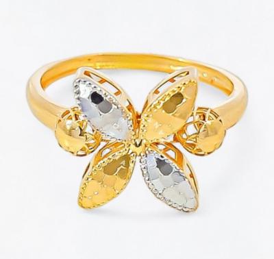 Merchant9 Cincin Emas Bunga Tanjung Honey Kerawang 2C L:1CM