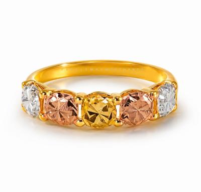 Merchant9 Cincin Emas Roti Bun Diamond Cut 3C L:0.4CM