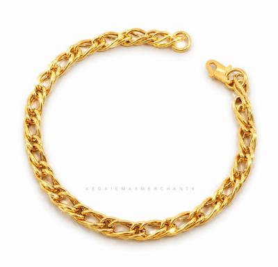 Merchant9 Rantai Tangan Sauh Double Polish L:0.4CM