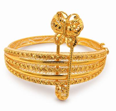 Merchant9 Gelang Emas Celeste Embrace Butterfly Diamond Cut
