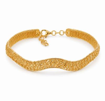 Merchant9 Gelang ELORA Wave Net Leona L:0.5CM