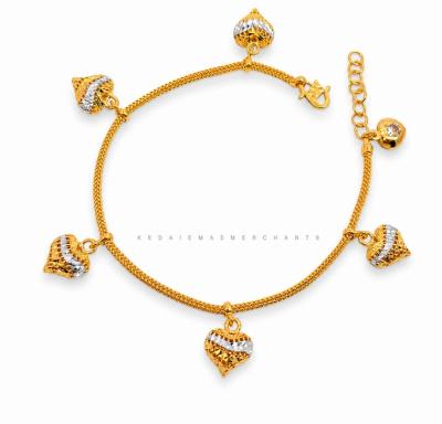 Merchant9 Rantai Tangan Belut Gantung Love 2C L:0.2CM