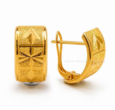 Merchant9 Subang Klip Star Leaf Pasir L:0.7CM