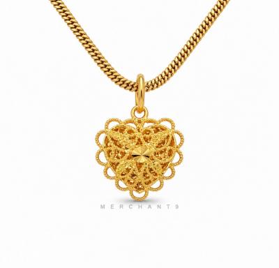 Merchant9 Loket Love Dot Kerawang Pasir L:1.7CM