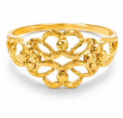 Merchant9 Cincin Emas Leaf Kerawang L:1.1CM