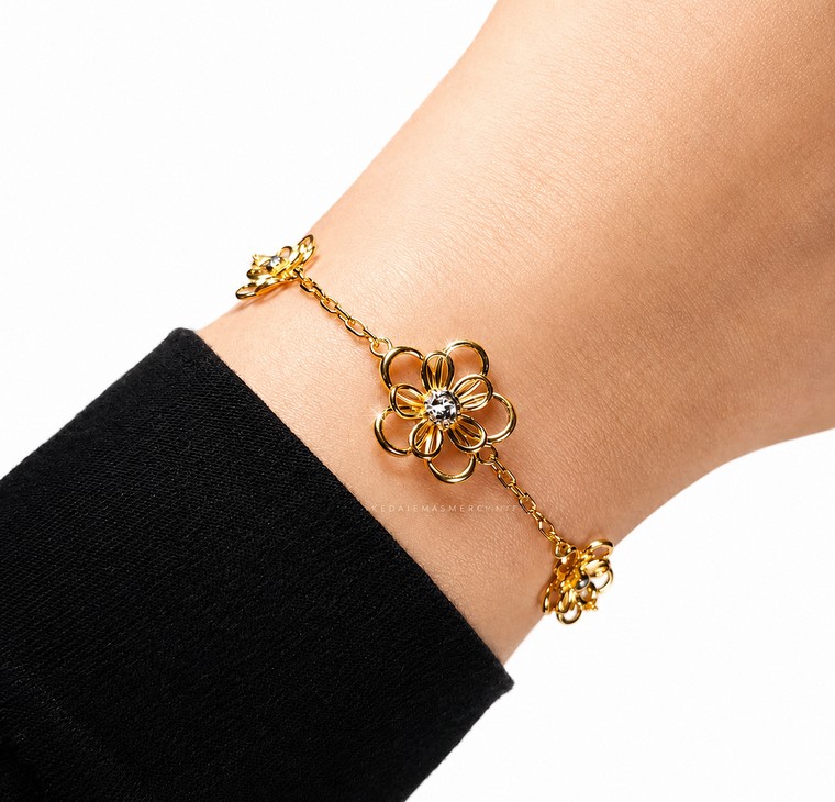 Merchant9 Rantai Tangan Sauh Daisy 2C L:1.55CM