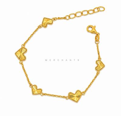 Merchant9 Rantai Tangan Sauh Love Dimensi 5 L:0.75CM