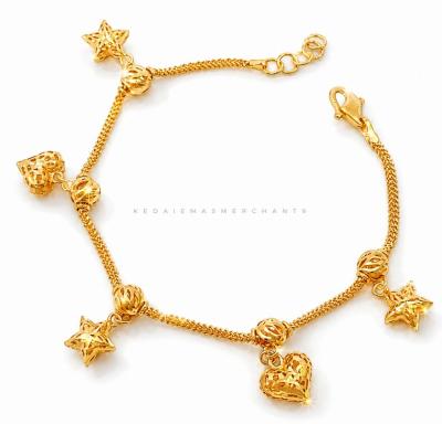 Merchant9 Rantai Tangan Mesin Box Candy Kerawang Gantung Love Star