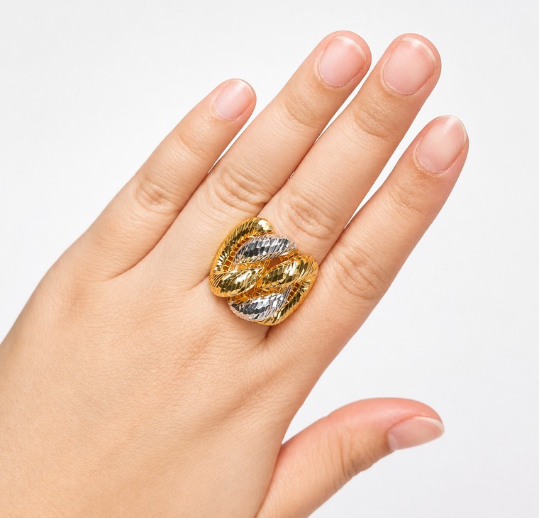 Merchant9 Cincin Emas Gajah Dimensi Net Chrome L:2.3CM