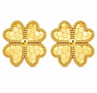 Merchant9 Subang Paku Clover Leona L:0.8CM