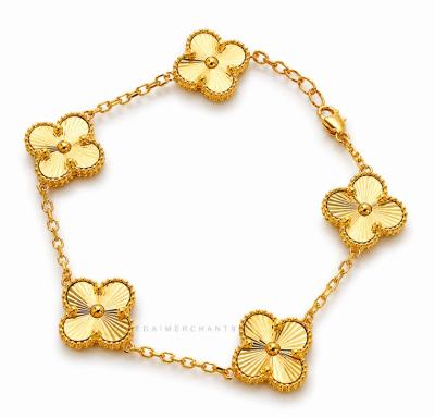 Merchant9 Rantai Tangan Sauh VC 5 Clover L:1.45CM