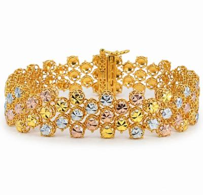 Merchant9 Rantai Tangan Louise Kerawang Star Diamond Cut 3C  L:1.4CM