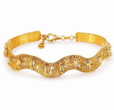Merchant9 Gelang ELORA Wave Caterpillar Kerawang L:0.8CM