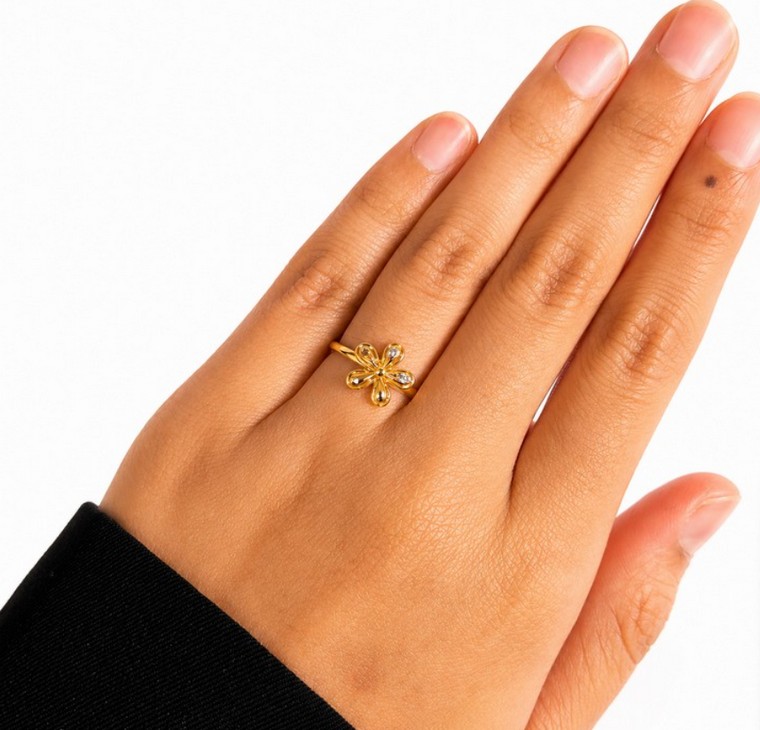 Merchant9 Cincin Emas Daisy 2C