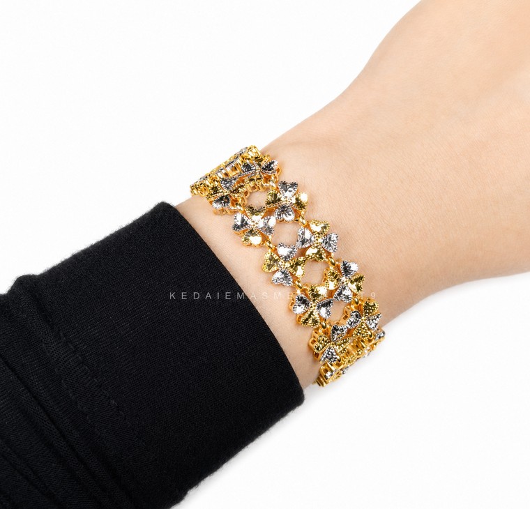 Merchant9 Rantai Tangan Honey VC 2 Layer 2C L:1.75CM