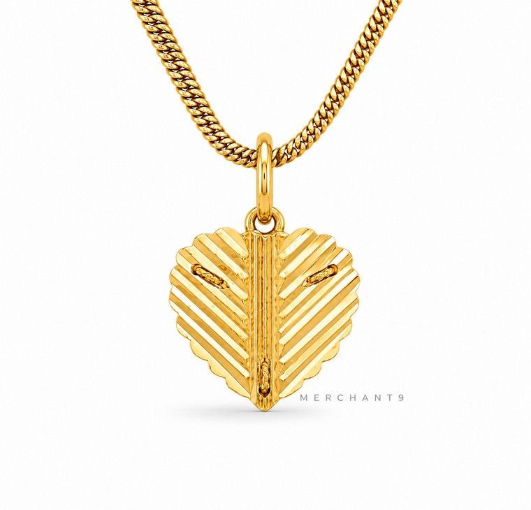 Merchant9 Loket Love Kerawang L:1.5CM