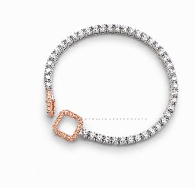 Merchant9 Rantai Tangan Louise Square Diamond Cut 3C L:0.4CM