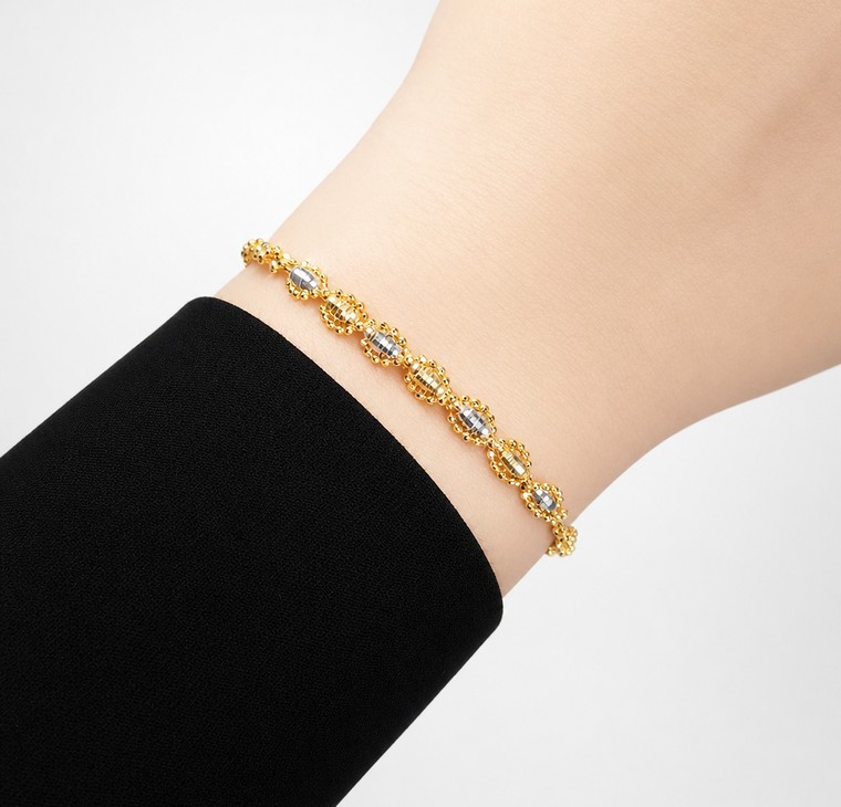 Merchant9 Gelang ELORA Twist Caterpillar 2C L:0.5CM