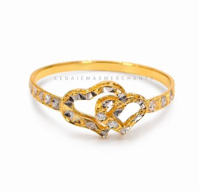Merchant9 Cincin Emas Love Twin Dimensi 2C