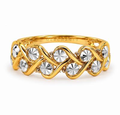 Merchant9 Cincin Emas Louise Wave 2C L:0.65CM
