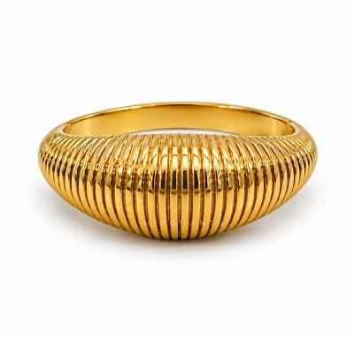 Merchant9 Cincin Emas Lintah Stripe L:0.75CM