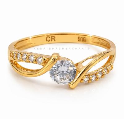 Merchant9 Cincin Emas Permata Cera CR9218