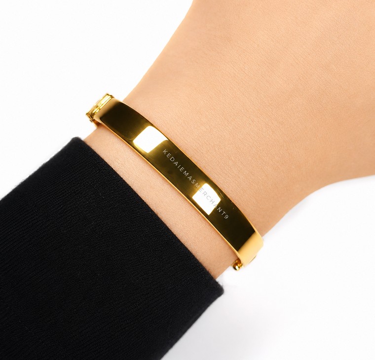 Merchant9 Gelang Plain Oval L:0.75CM