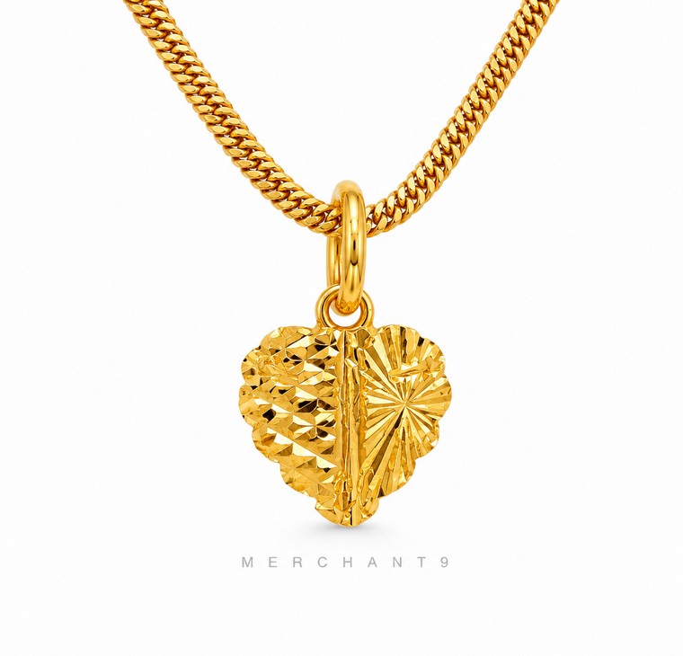 Merchant9 Loket Love Dot Kerawang L:1.2CM