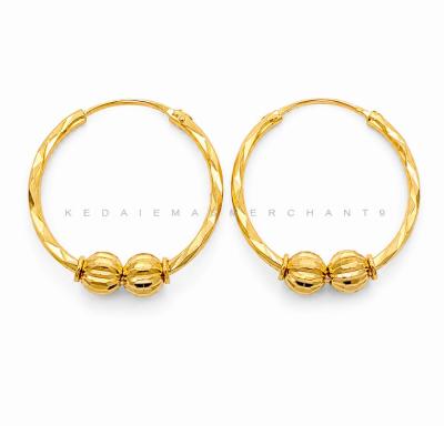 Merchant9 Subang Ring Boba Double DIA:1.7CM
