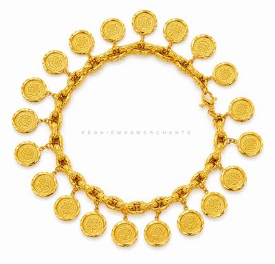 Merchant9 Rantai Tangan Sauh Dimensi Gantung Syiling L:0.5CM