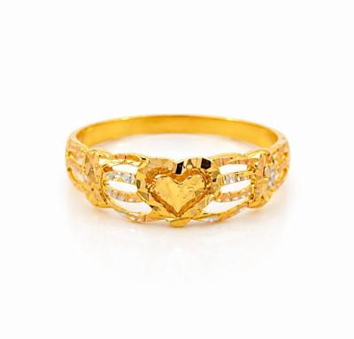 Merchant9 Cincin Emas Love Dimensi Kerawang L:0.55CM