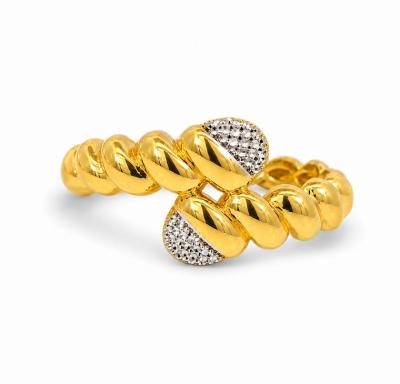 Merchant9 Cincin Emas Silang Pintal 2C L:1.1CM