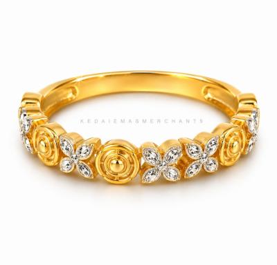 Merchant9 Cincin Emas Bunga Tanjung Circle