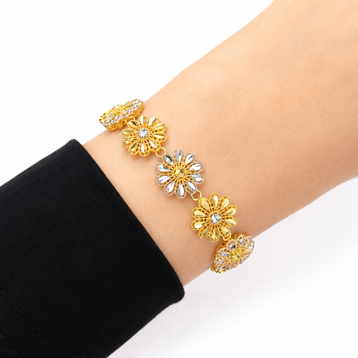 Merchant9 Rantai Tangan Daisy Polish 2C L:1.1CM