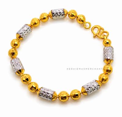 Merchant9 Rantai Tangan Buluh Candy Dimensi Chrome  L:0.5CM