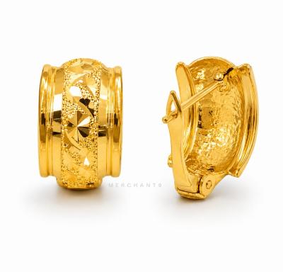 Merchant9 Subang Klip Star Leaf Pasir L:0.95CM
