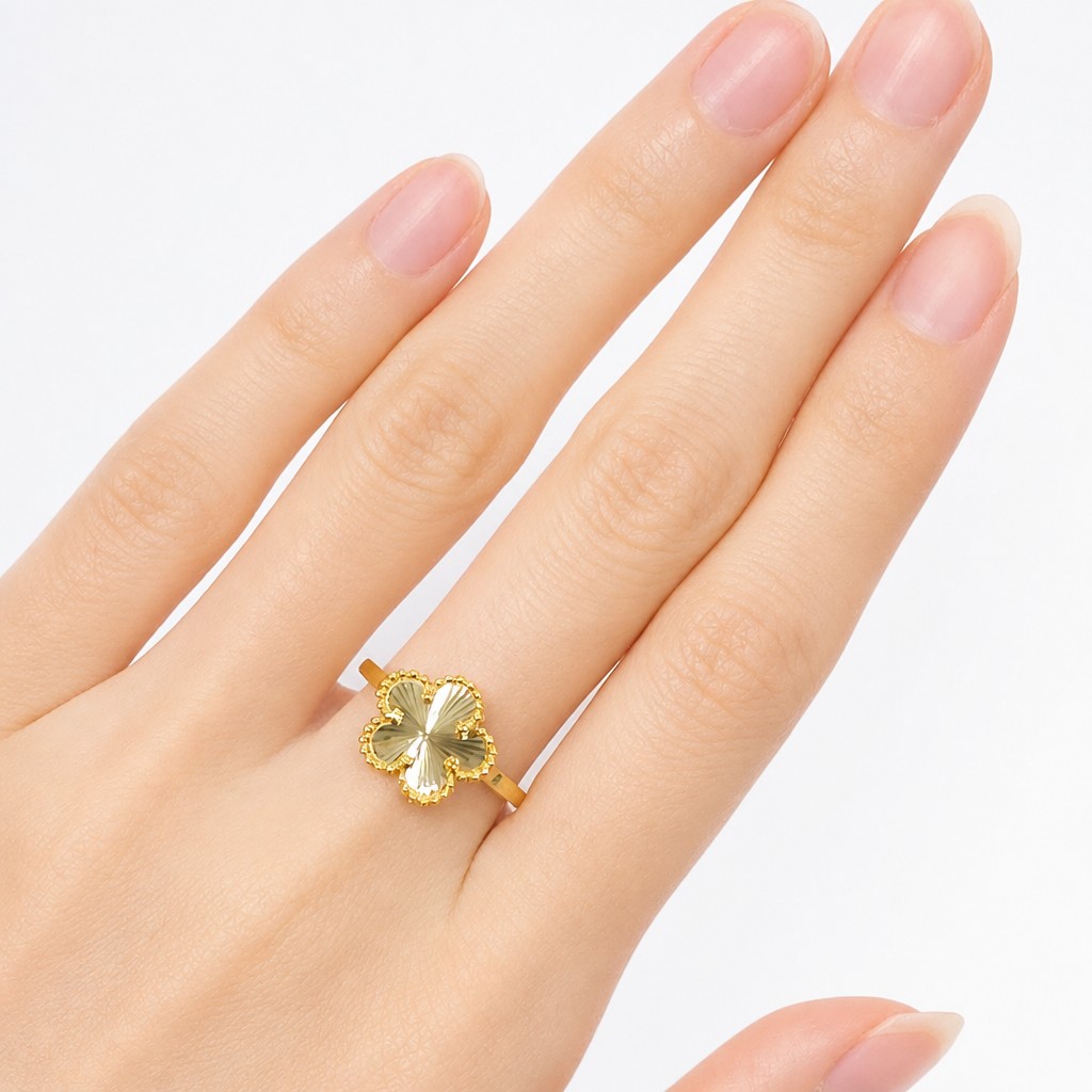Merchant9 Cincin Emas Sakura Flower L:1.1CM
