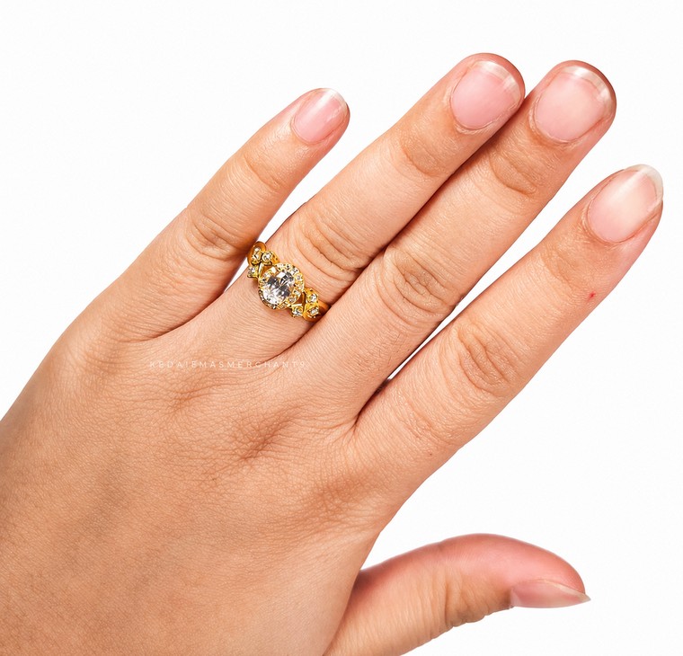 Merchant9 Cincin Emas Permata Cera CR9159