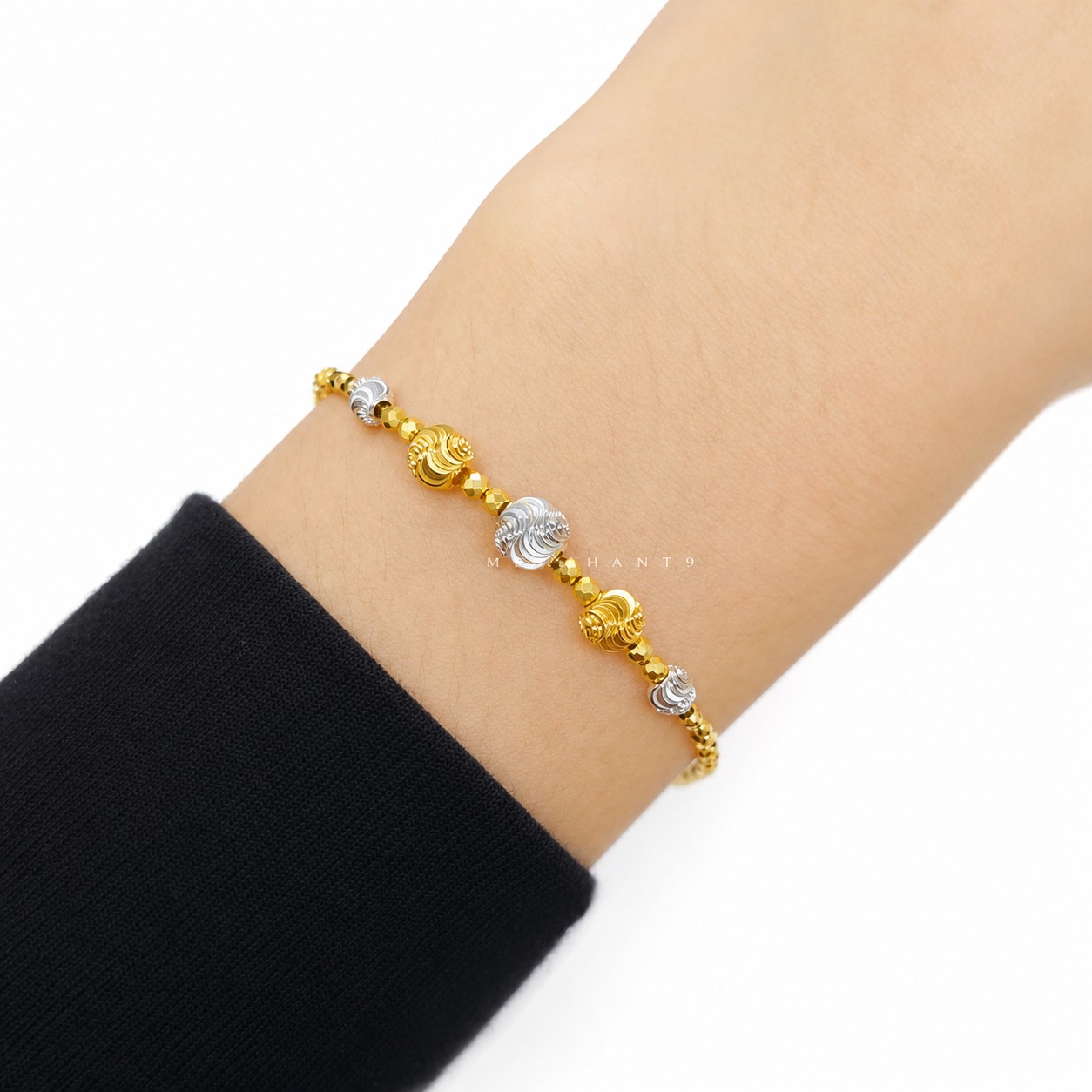 Merchant9 Rantai Tangan Choker Pearl Cat Eyes 2C L:0.5CM
