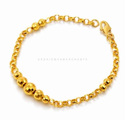 Merchant9 Rantai Tangan Choker Kendi Bola Disco L:0.6CM