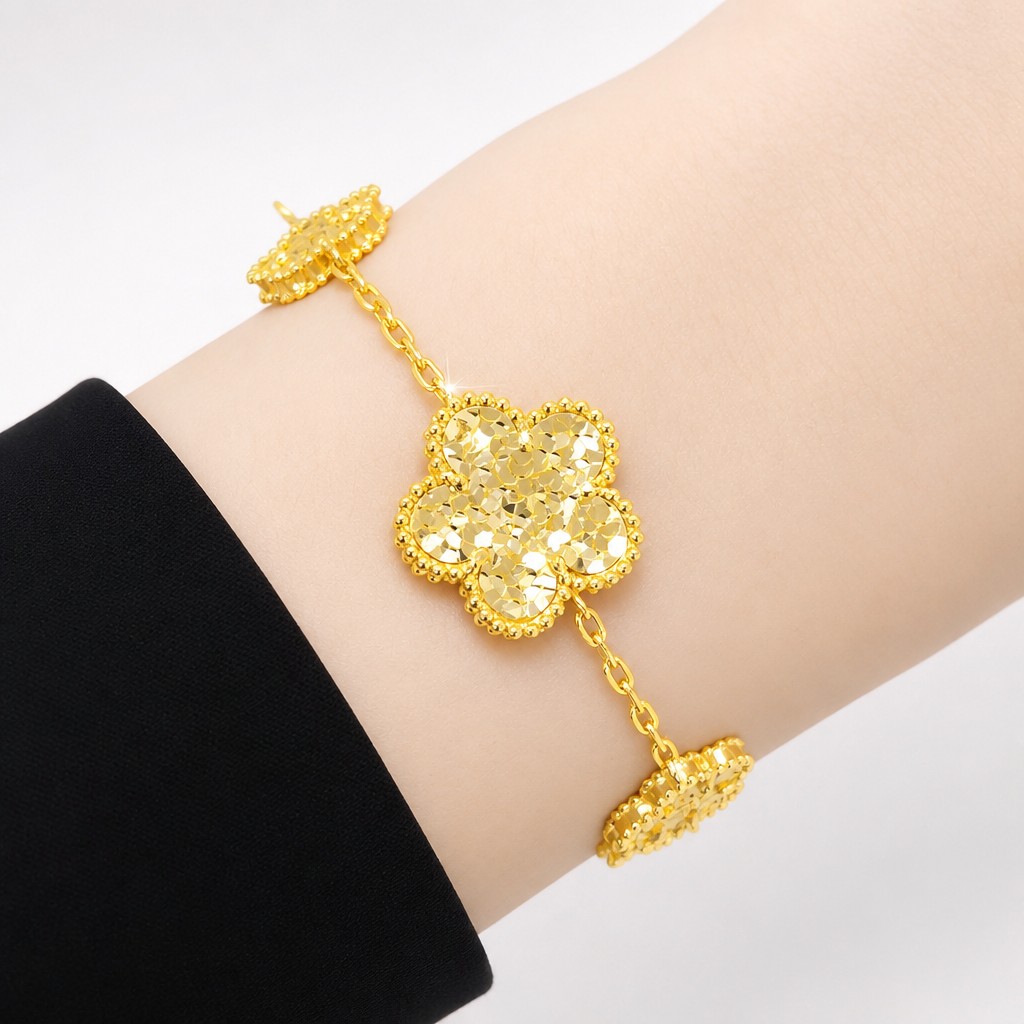Merchant9 Rantai Tangan Sakura Flower Leona L: 1.6CM ,1.1CM