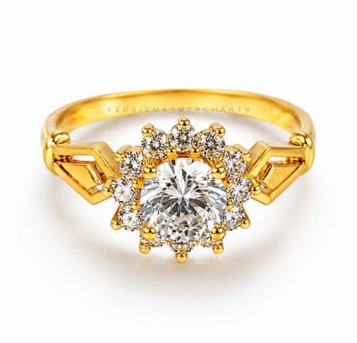 Merchant9 Cincin Emas Permata Cera CR9135