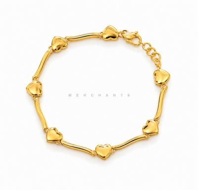 Merchant9 Rantai Tangan Love Bamboo L:0.6CM