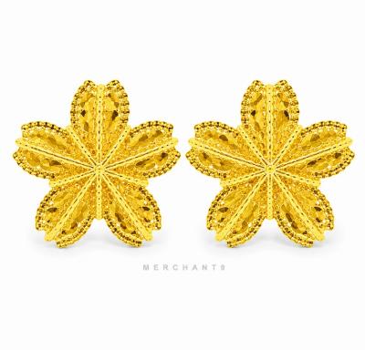 Merchant9 Subang Paku Bunga Honeycomb L:0.8CM